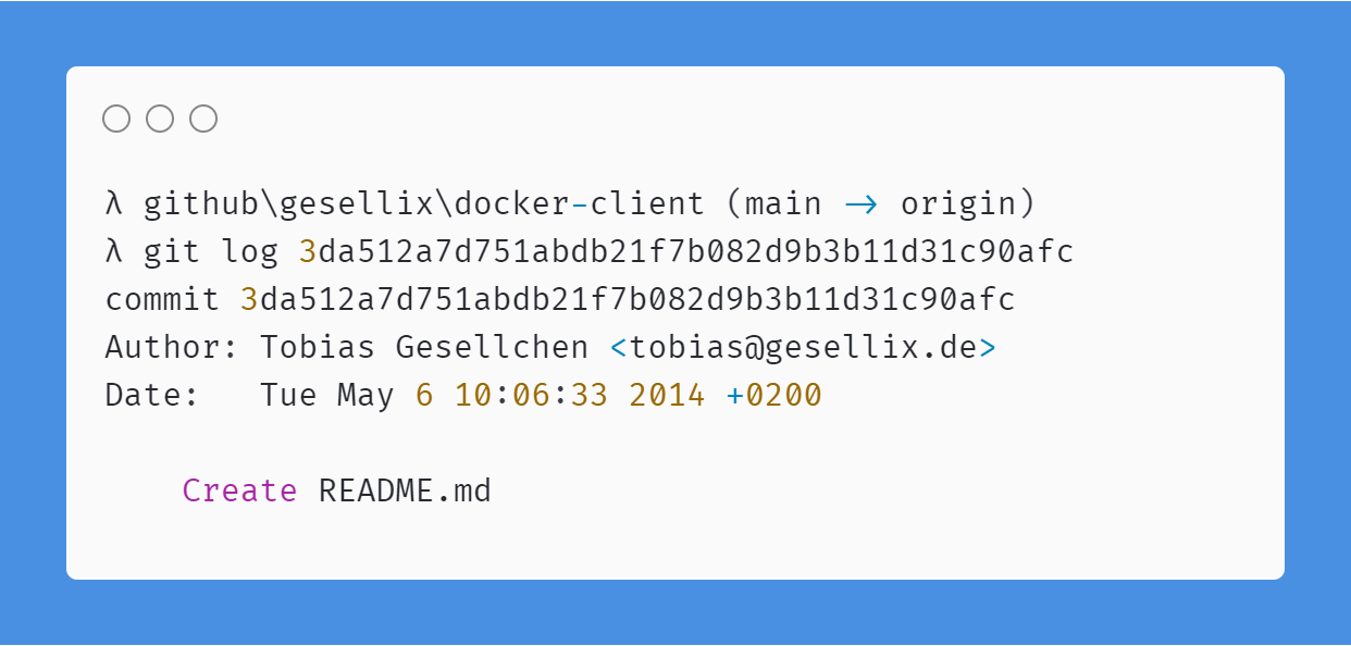 First commit of the Docker-Client
